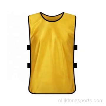 Pas afdruktraining Vest Bibs Soccer Bibs aan